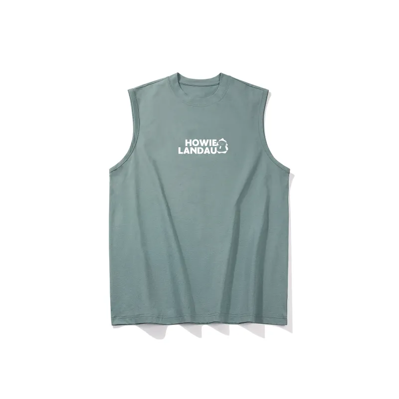 HOWIE LANDAU Tank Top Unisex Ivory White-5