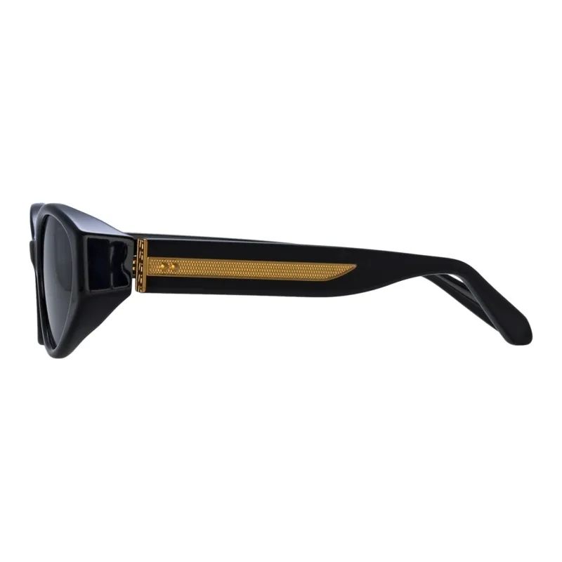 Linda Farrow Lyra Oval Frame Sunglasses-2