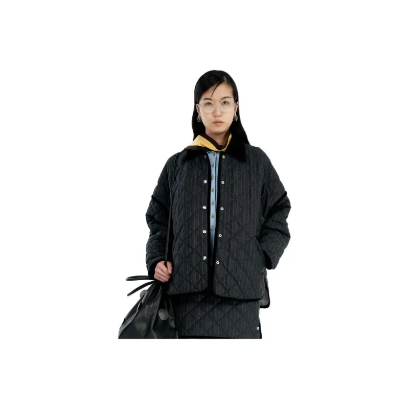 III VIVINIKO Puffer Jacket Women's Dark Gray-1