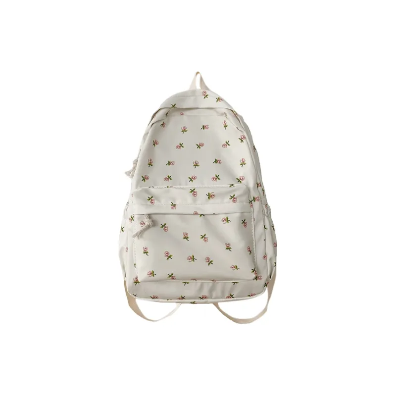 BUBM Nylon Backpack Regular Unisex White-0