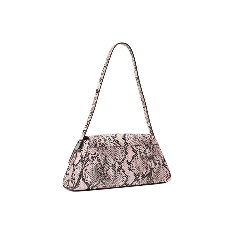 MICHAEL KORS Ludlow Leather Shoulder Bag Medium Size Women's Pink-1