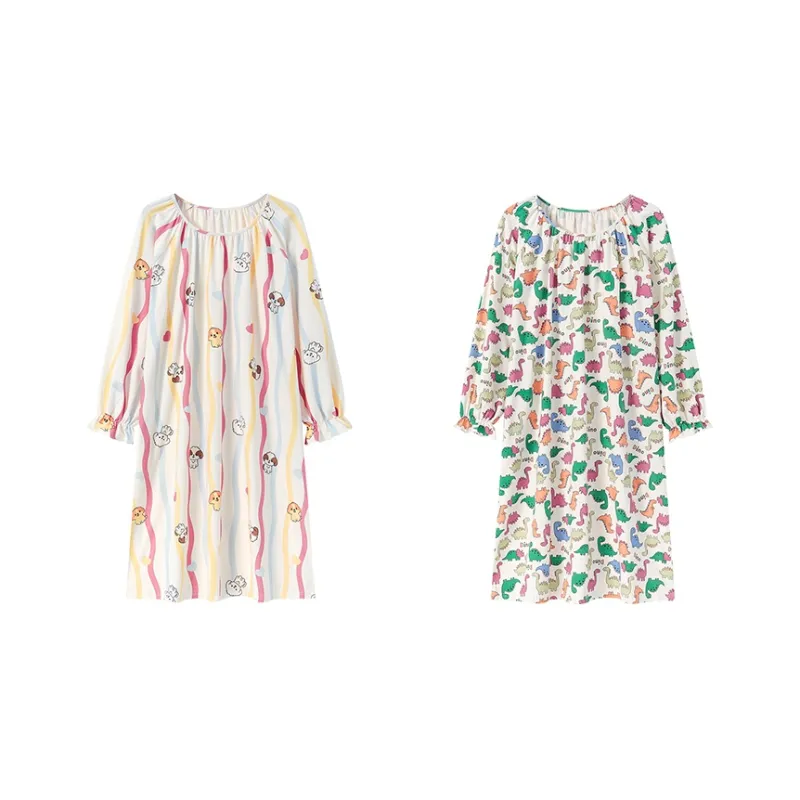 Herbal Primer Nightgown Women's Combo Set-39