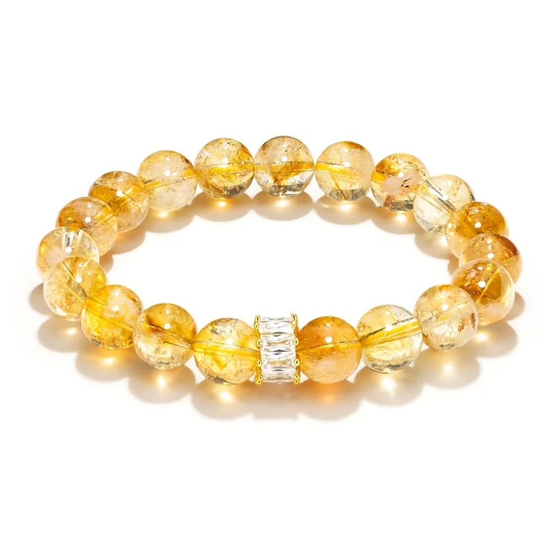 Jodie&Kevin Natural Citrine Bracelets Unisex-17