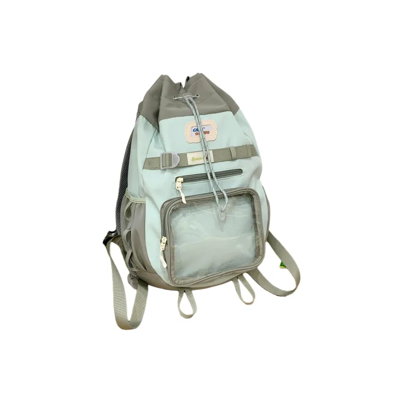 URBAN FOREST Nylon Fabric Backpack Regular Unisex Multicolor-10