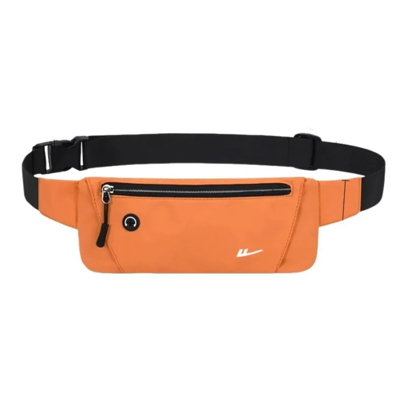 Warrior Nylon Fanny Pack Small Size Unisex Black/Orange-4