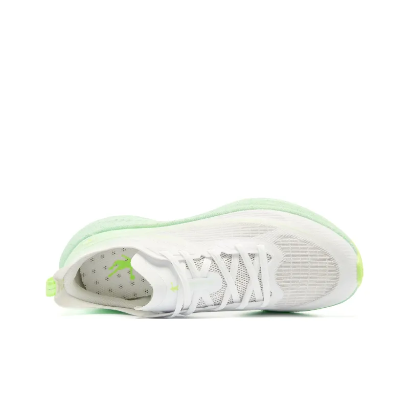 QIAODAN Light Speed 5.0PLUS Running Shoes Women's Low Top Jordan White/Ice Porcelain Green-3