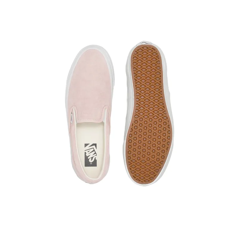 Vans CLASSIC SLIP ON Anti Slip Wear Resistant Low Top Skateboard Shoes Unisex Pink-3