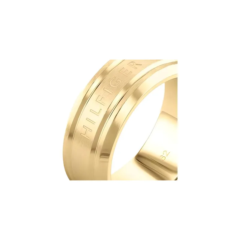 Tommy Hilfiger Stainless Steel Rings Men's Gold-2