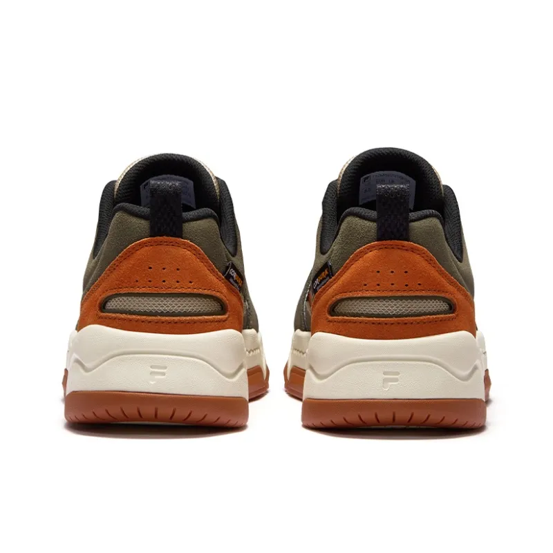 FILA FUSION BANK II Low Top Skateboard Shoes Men's Light Brown-3
