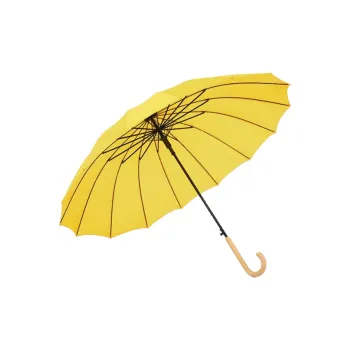 Where The Lamb Yellow Long Handle Umbrella