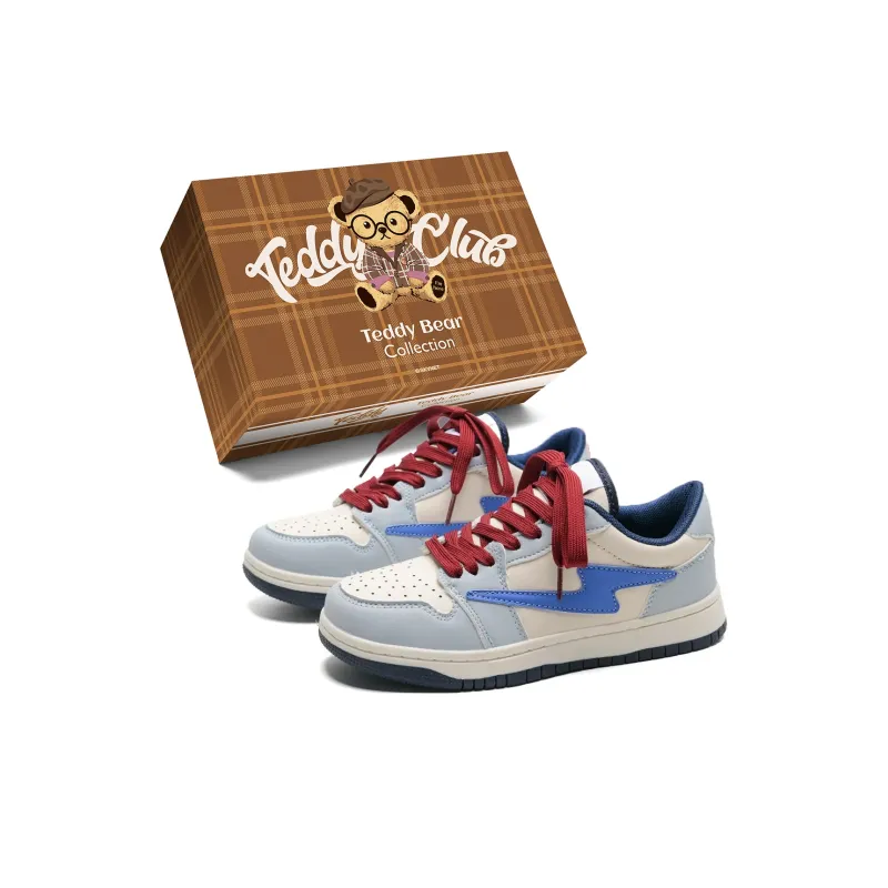 Teddy Bear Collection Low Top Skateboard Shoes Unisex-0