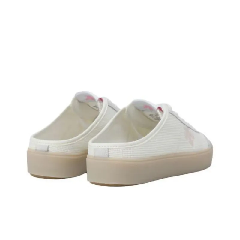DESCENTE CRON MULE Abrasion Resistant Slip Resistant Closed Toe Slippers Women's Beige-2