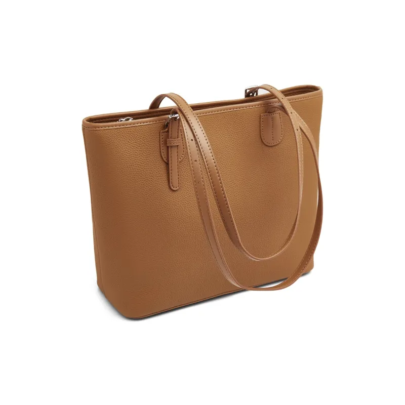 Old Man's Head Top Grain Cow Leather Shoulder Bag Regular Women's Black/Elephant Grey/Caramel-13