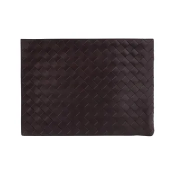 Bottega Veneta Cow Leather Wallets Clutches Regular Men's Black