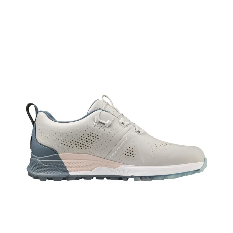 Mizuno Low Top Golf Shoes Men's Gray-1