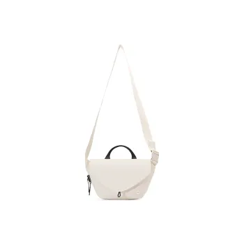 Skechers Fabric Shoulder Bag Crossbody Bag Handbag Small Size Unisex White