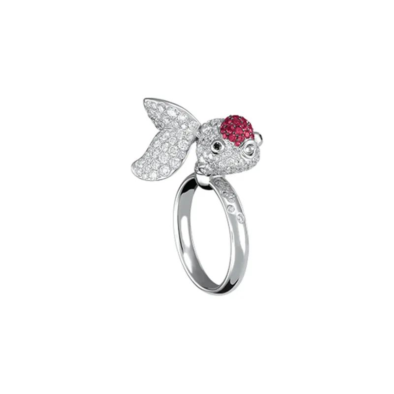Qeelin Platinum Rings Women's Silver-1