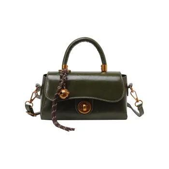 AOSONG PU Crossbody One Shoulder Handbags Regular Unisex Brown Black/Green/Red