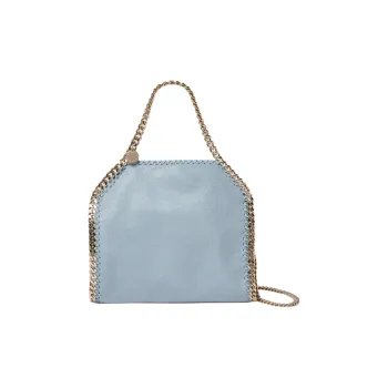 Stella McCartney Falabella Polyester Tote Bag Shopping Bag Shoulder Bag Handbag Mini Women's Light Blue