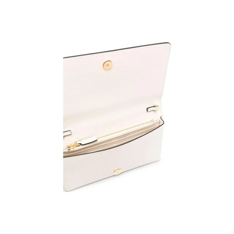 Valentino Leather Wallet Handbag Unisex White-2