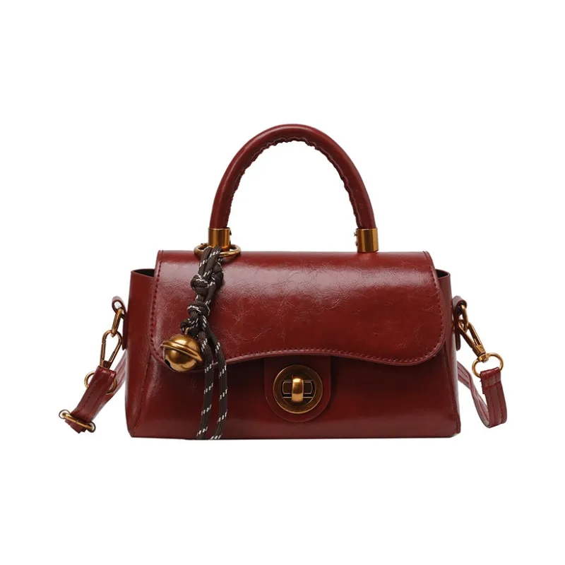 AOSONG PU Crossbody One Shoulder Handbag Regular Unisex Brown/Black/Green/Red-12