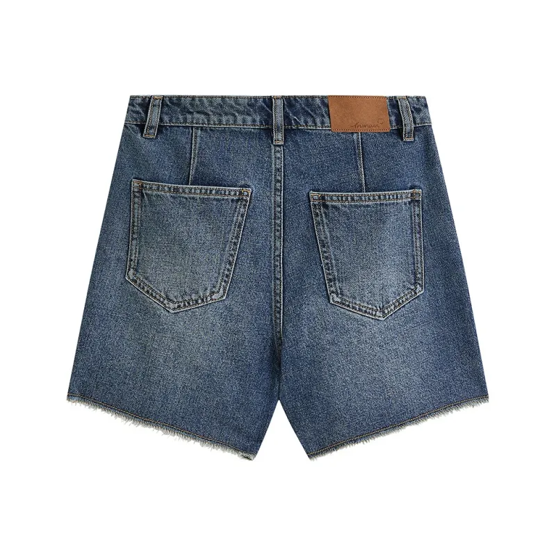 Inman Denim Shorts Women's Blue-1