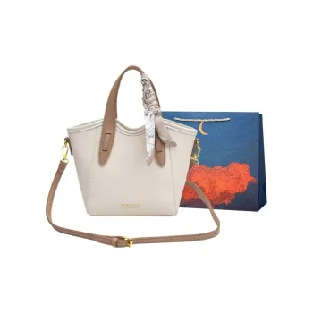 Elsvet PU Basket Bag Handbag Women's Multicolor