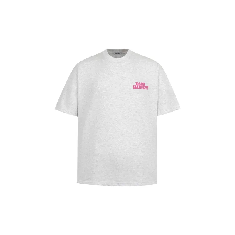 Regular Fashion Versatile T Shirt Unisex Pure White Color-4