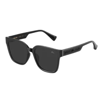 EVISU TR90TR/Memory Plastic Square Sunglasses Unisex Multicolor