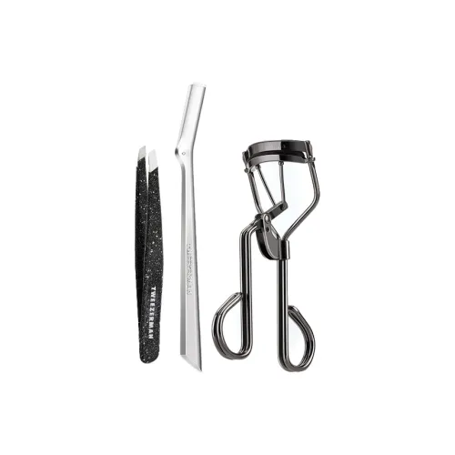TWEEZERMAN Eyelash Curler Tweezers Eyebrow Razor Set Make up Tools Silky Curling