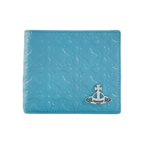 Vivienne Westwood Sheepskin Wallet Men's Blue