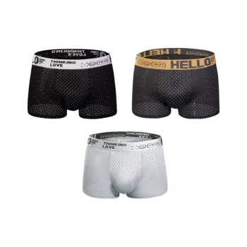 Qiao Ni Tong Underpants Men's 1 Pack Black