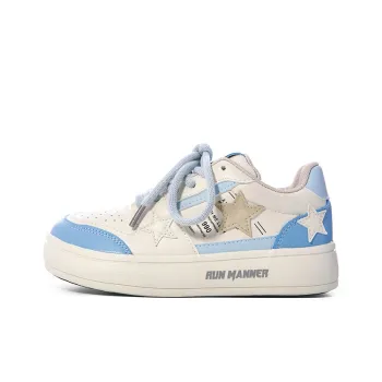 RUN MANNER Lightweight Height Increasing Low Top Skateboard Shoes Women's