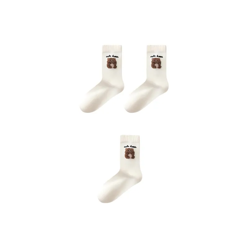 Temooues Mid Calf Socks Women's Combo Set-13
