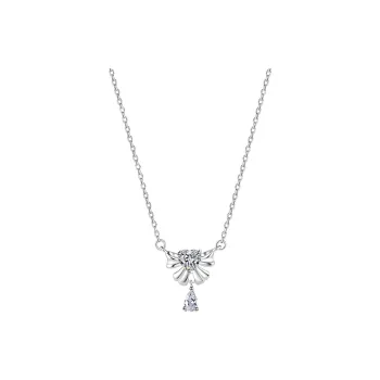 Heart Grass 999 Fine Silver Necklaces Women's