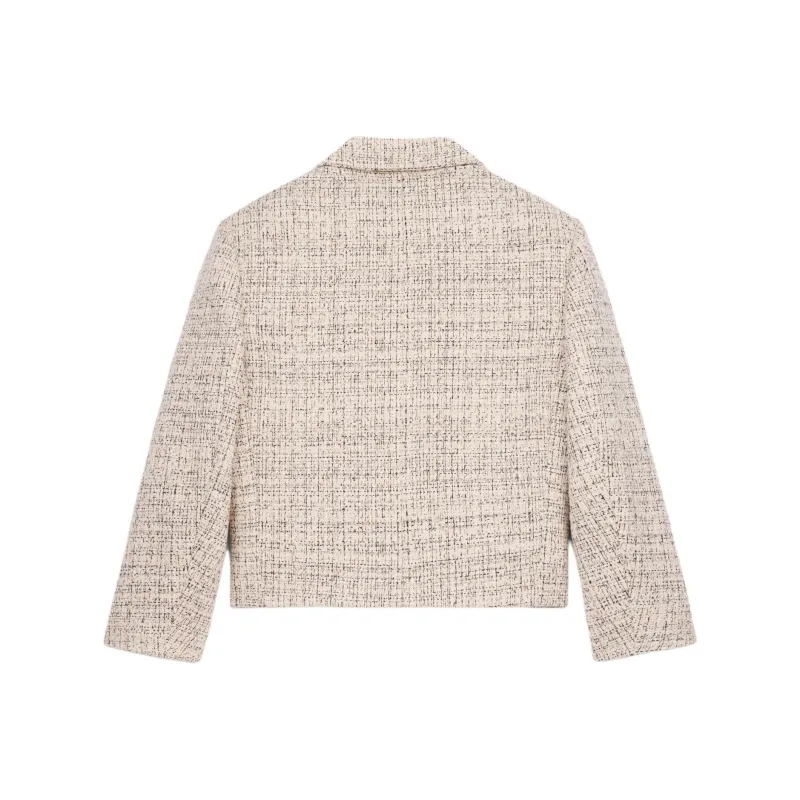 CELINE Single Breasted Tweed Jacket-1