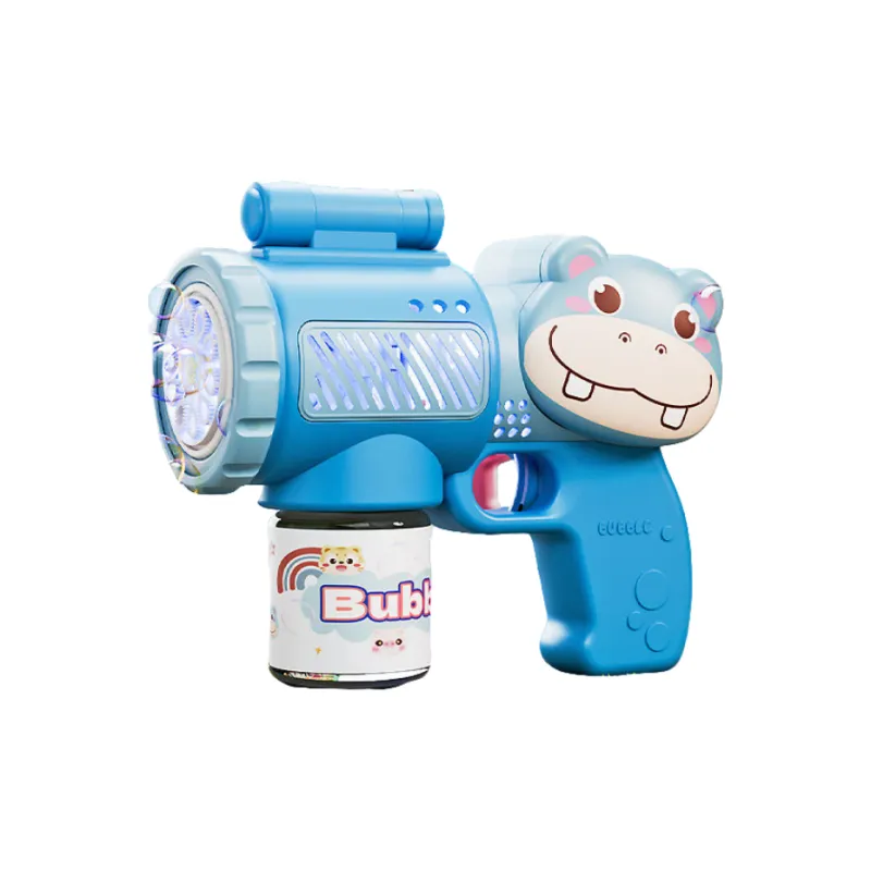 Lezhi By Me Electric Large Capacity Animal Styling Toy Bubble Machines-4