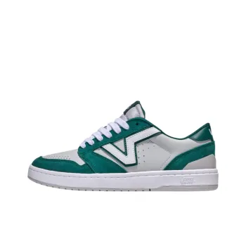 Vans Anti Slip Wear Resistant Low Top Skateboard Shoes Unisex Gray Green