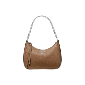 MICHAEL KORS Jet Set Charm Series Leather Handbag Shoulder Bag Small Size Women's Dark Brown