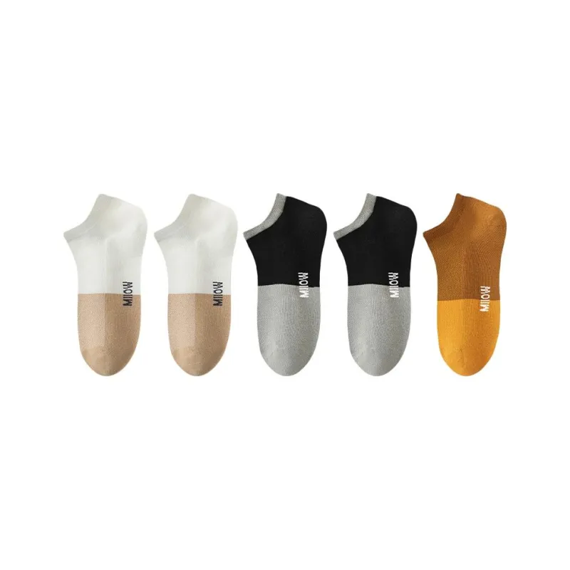 MIIOW No Show Socks Men's 5 Pack-30