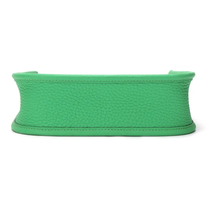HERMES Evelyne Leather Crossbody Bag Shoulder Bag Unisex Green-3