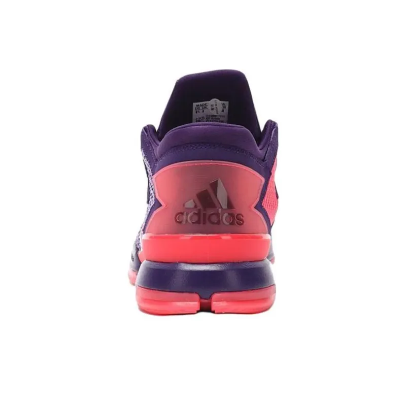 Adidas BASKETBALL Anti Slip Wear Resistant High Top Basketball Shoes Men's Fuchsia-3