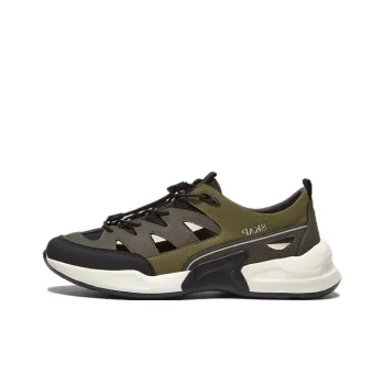 SKAP Low Top Casual Shoes Men's Gray/Army Green/Black