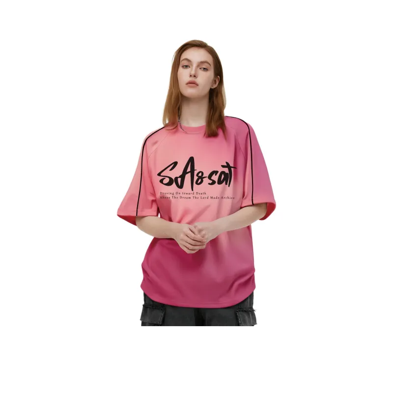 ST&SAT Regular T Shirt Unisex Pink-1