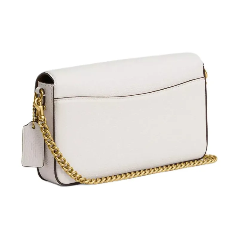 COACH Leather Crossbody Bag, Shoulder Bag Trumpets Women's White-1