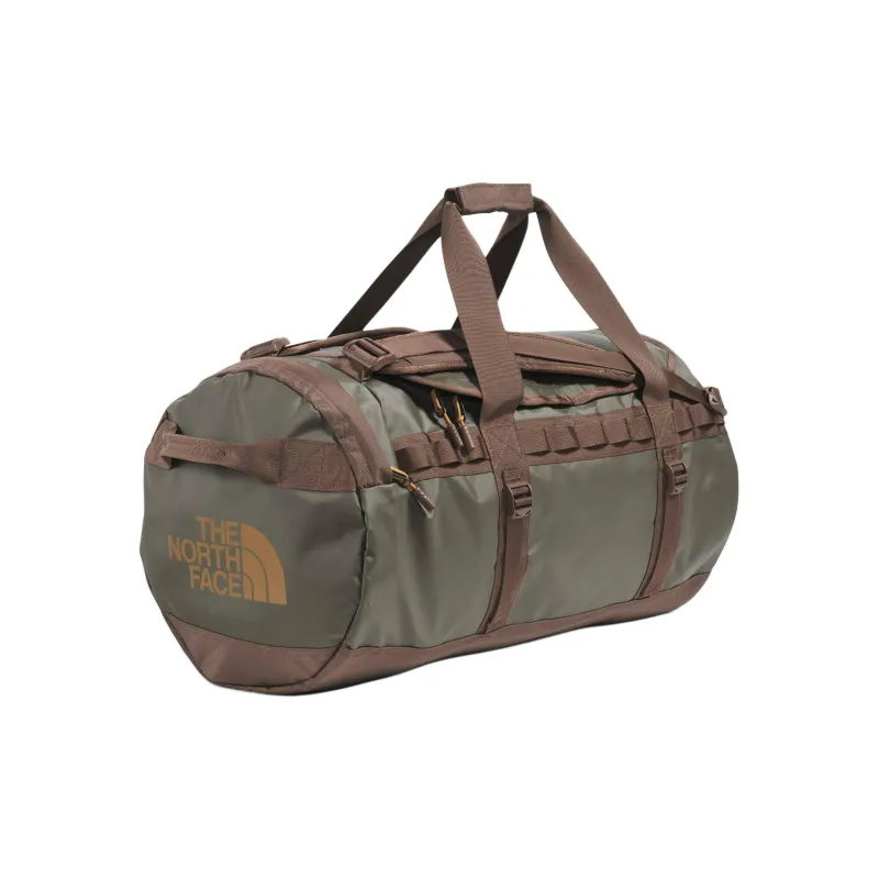 THE NORTH FACE BASE CAMP Recycled Polyester Travel Bag 71L Unisex Army Green & Brown-1