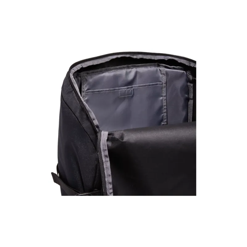 Asics Polyester Bonded Synthetic Leather Backpack Unisex Black-3