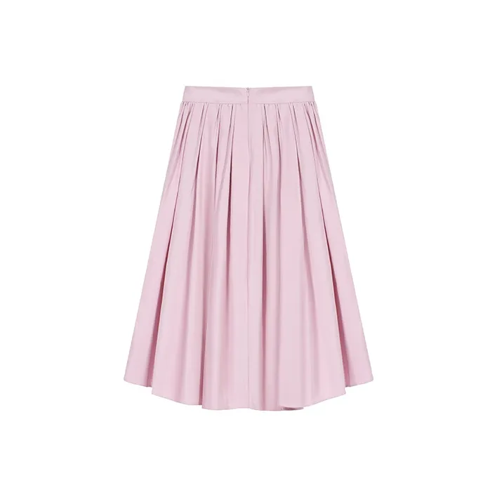 PAIN OR PLEASURE Summer Casual Long Skirt Women's Pink-1