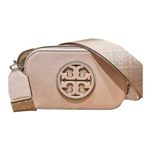 TORY BURCH Miller Leather Crossbody Bag, Shoulder Bag Mini Women's Light Pink