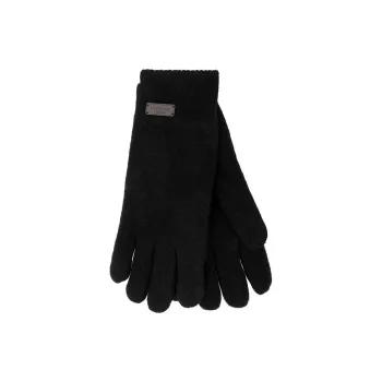 BARBOUR Wool Knit Gloves Men's Black